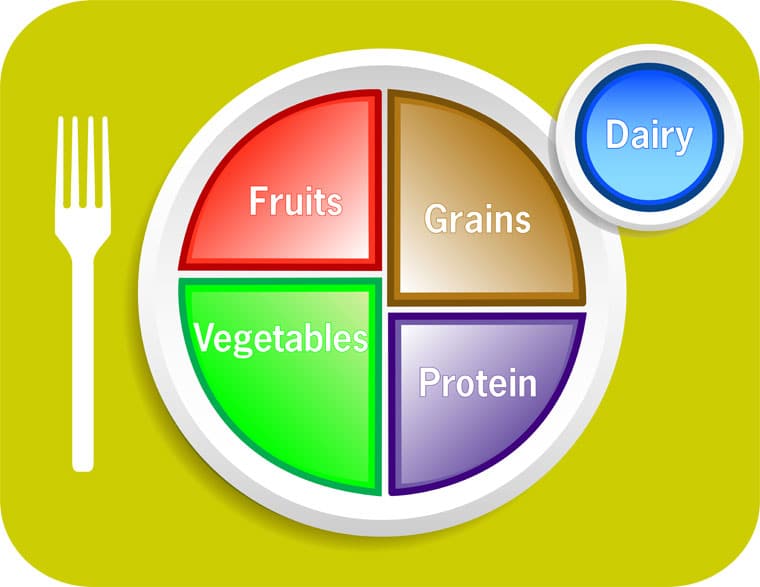 food pyramid food groups to eat