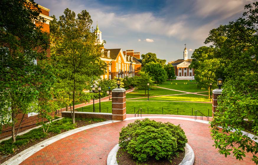 Johns Hopkins University (JHU) Rankings, Campus Information and Costs ...